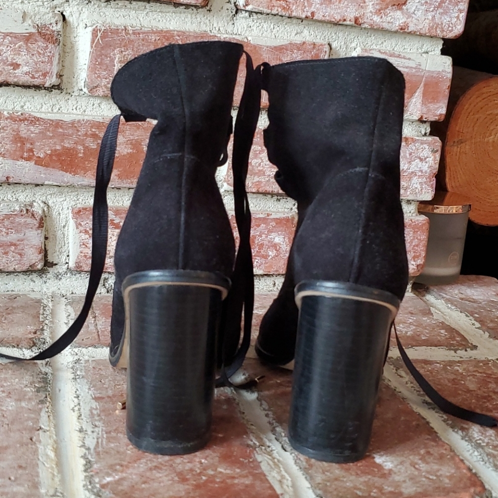Topshop lace up heeled booties - Picture 5 of 7